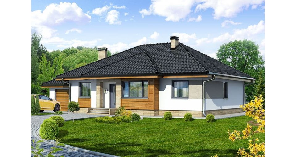 Загородный дом, проект №237 Новинка, собственное производство